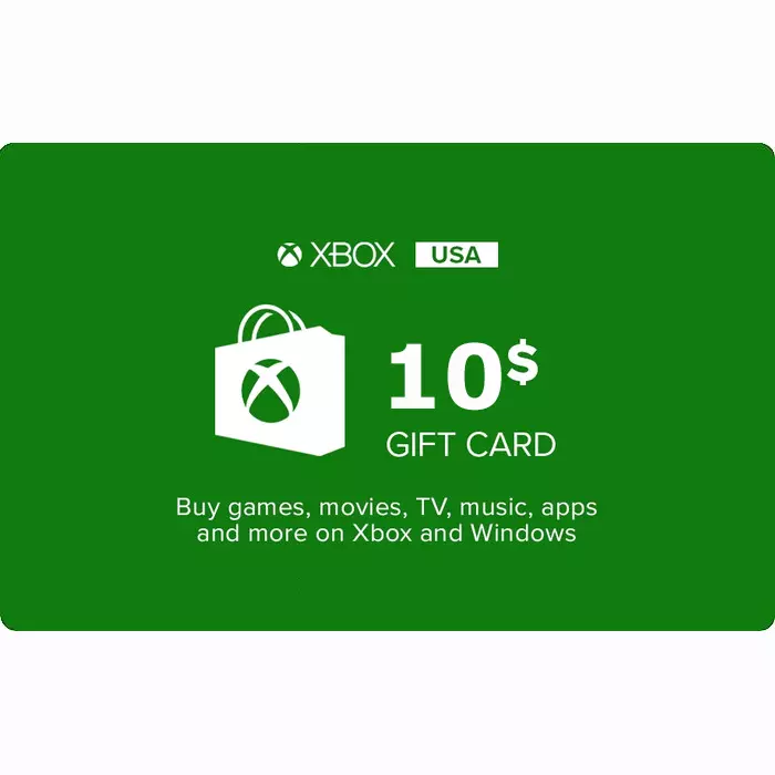 Comprar Cartão Microsoft Xbox Gift Card $10 - USA